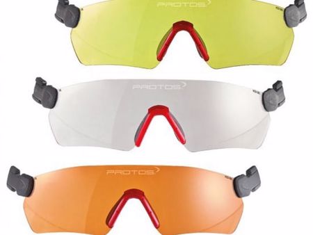Pfanner lunettes de protection PROTOS, transparent, jaune ou orange