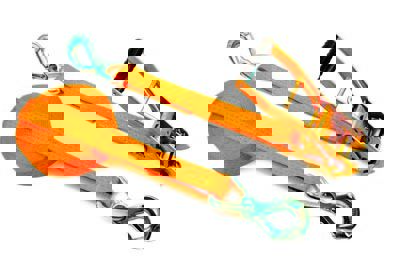 Zurrgurte-Set POWER, 2 x 10 m + 2 x 12 m