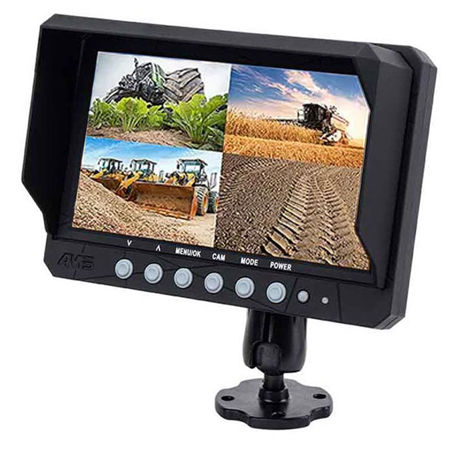 Monitor VICAM MS9, 12/24 V, 4 Kameraeingänge