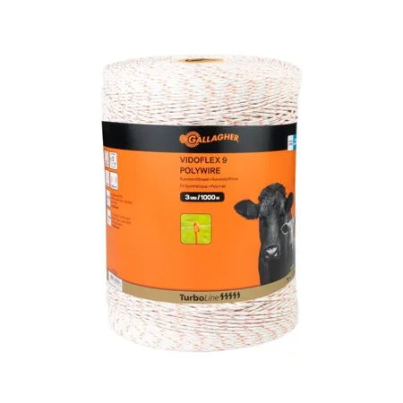 Gallagher Vidoflex 9, 1000 m, weiss