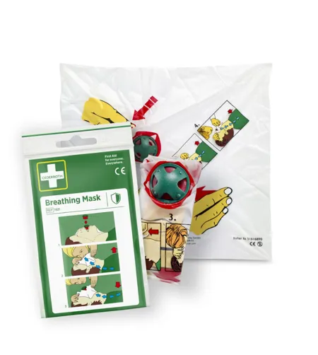 Beatmungsmaske CEDERROTH mit Rückschlagventil