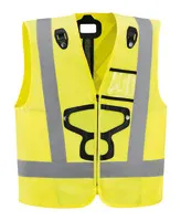 Petzl HI-VIZ Weste für NEWTON-Gurte, gelb
