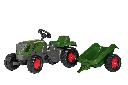 Trettraktor Fendt 516 Vario mit Anhänger