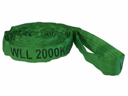 Polyester-Rundschlinge zweilagig, 2 t, grün