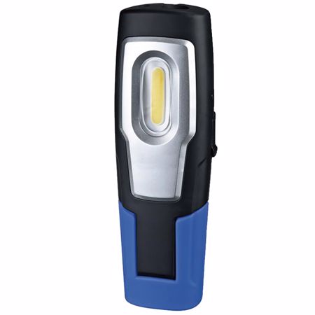 PROFI-COB-LED Handlampe mit Laser-Pointer, 160x50x30mm