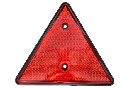 Dreieck Rückstrahler rot zu Schlusslicht-Blinkanlage