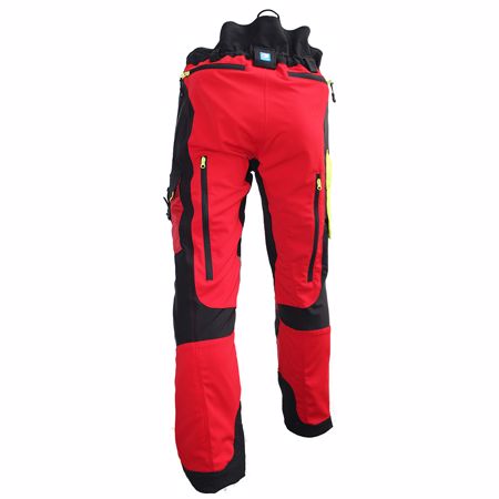Pantalons anticoupures Tapio Expert, rouge-noir