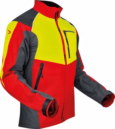 Pfanner Ventilation Jacket, rouge-jaune