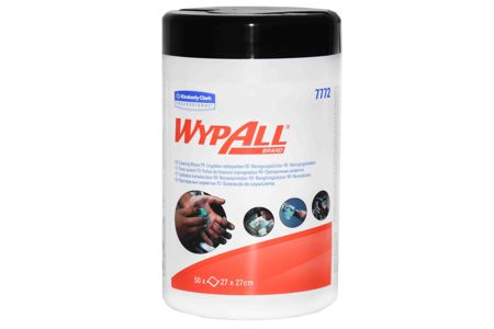 Distributeur de lingettes humides WYPALL, Boîte à 50 pces