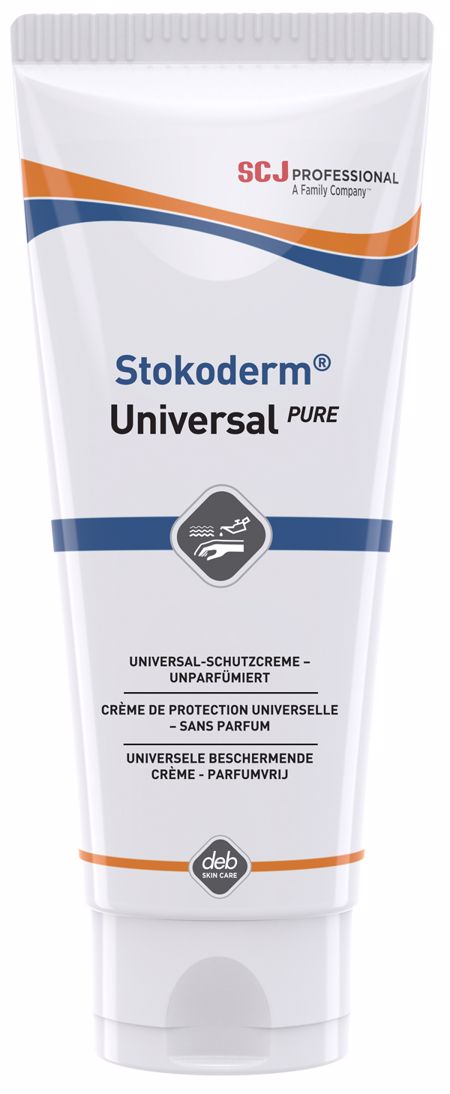 Crème protectrice hydrofuge Stokoderm UNIVERSAL PURE, tube 100 ml